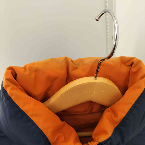 ポロスポーツラルフローレン POLO SPORT RALPH LAUREN 90s ロゴ刺繍 リバーシブルダウンジャケット 裾ドローコード メンズ import:L